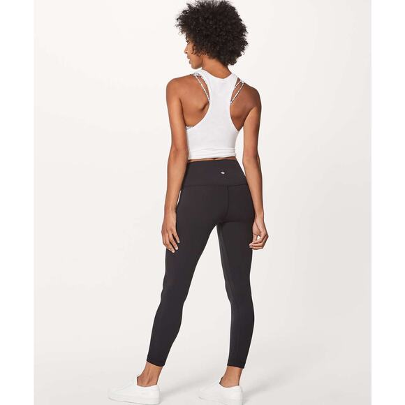 Lululemon Align Pant II 25" Sze 4 Black Nulu Peloton Edition - Picture 2 of 8